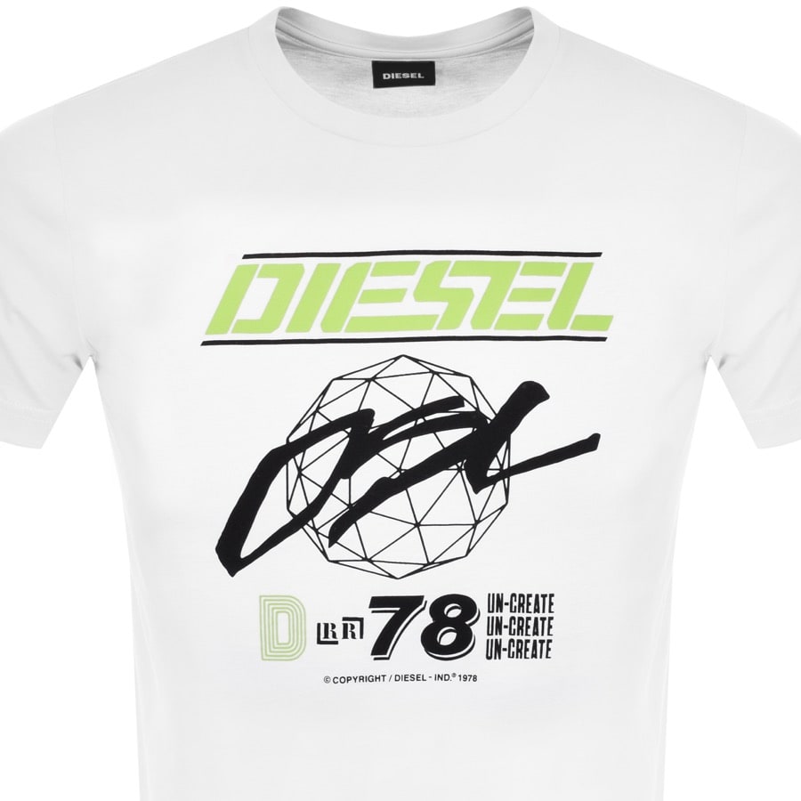 Alternative Image for ProductDiesel T Diegos Short Sleeved T Shirt White2